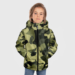 Куртка зимняя для мальчика Милитари, цвет: 3D-черный — фото 2