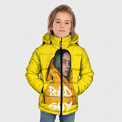 Куртка зимняя для мальчика Billie Eilish Билли Айлиш, цвет: 3D-черный — фото 2