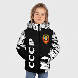 Куртка зимняя для мальчика СССР USSR, цвет: 3D-черный — фото 2