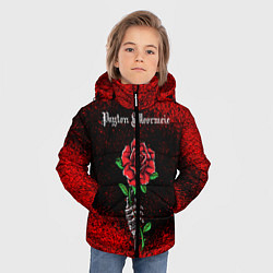 Куртка зимняя для мальчика PAYTON MOORMEIER, цвет: 3D-черный — фото 2