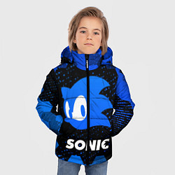 Куртка зимняя для мальчика СОНИК SONIC, цвет: 3D-черный — фото 2