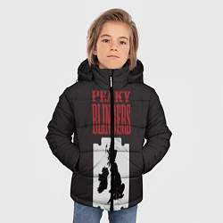 Куртка зимняя для мальчика Острые козырьки, цвет: 3D-черный — фото 2