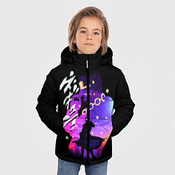 Куртка зимняя для мальчика JoJo’s Bizarre Adventure, цвет: 3D-черный — фото 2