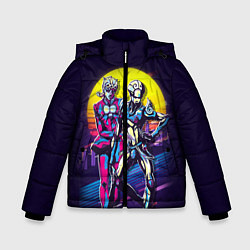Куртка зимняя для мальчика JoJo’s Bizarre Adventure, цвет: 3D-черный