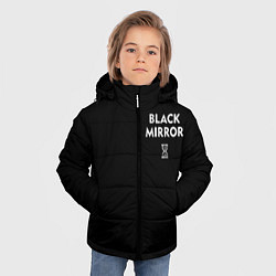 Куртка зимняя для мальчика ЧЕРНОЕ ЗЕРКАЛО, цвет: 3D-светло-серый — фото 2