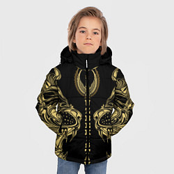 Куртка зимняя для мальчика Узбекистан, цвет: 3D-светло-серый — фото 2