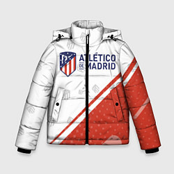 Куртка зимняя для мальчика ATLETICO MADRID Атлетико, цвет: 3D-черный