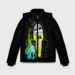 Куртка зимняя для мальчика UNDERTALE, цвет: 3D-черный