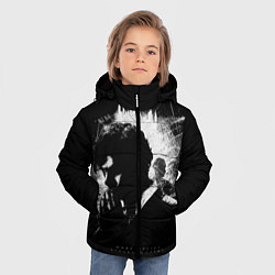 Куртка зимняя для мальчика Шерлок Холмс, цвет: 3D-светло-серый — фото 2