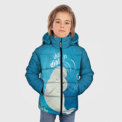 Куртка зимняя для мальчика Just Dial It In, цвет: 3D-черный — фото 2