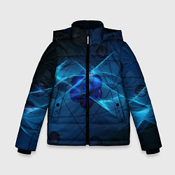 Куртка зимняя для мальчика Атом, цвет: 3D-красный