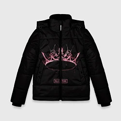 Куртка зимняя для мальчика BLACKPINK- The Album, цвет: 3D-черный