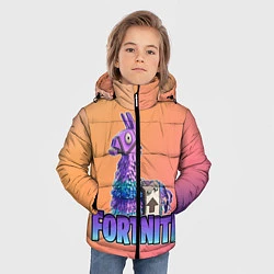 Куртка зимняя для мальчика Fortnite Lama, цвет: 3D-светло-серый — фото 2