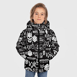 Куртка зимняя для мальчика WATCH DOGS LEGION, цвет: 3D-черный — фото 2