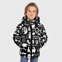 Куртка зимняя для мальчика AMONG US, цвет: 3D-красный — фото 2
