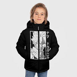 Куртка зимняя для мальчика Нацу Драгнил, цвет: 3D-светло-серый — фото 2