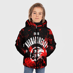 Куртка зимняя для мальчика Khabib, цвет: 3D-черный — фото 2
