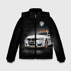 Куртка зимняя для мальчика Safety car, цвет: 3D-черный