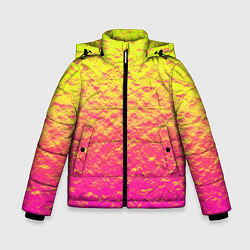 Куртка зимняя для мальчика Яркий закат, цвет: 3D-красный