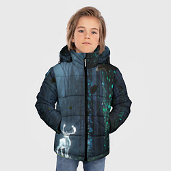 Куртка зимняя для мальчика Олень, цвет: 3D-черный — фото 2