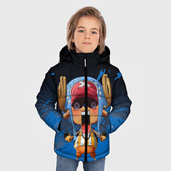 Куртка зимняя для мальчика One Piece Тони Чоппер, цвет: 3D-красный — фото 2