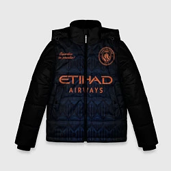 Зимняя куртка для мальчика MAN CITY, выездная сезон 2021