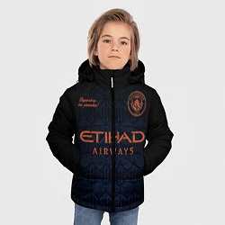Куртка зимняя для мальчика MAN CITY, выездная сезон 2021, цвет: 3D-светло-серый — фото 2