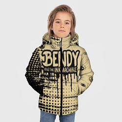 Куртка зимняя для мальчика BENDY AND THE INK MACHINE, цвет: 3D-черный — фото 2