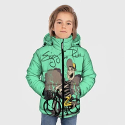 Куртка зимняя для мальчика Наслаждайся поездкой, цвет: 3D-черный — фото 2