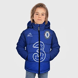 Куртка зимняя для мальчика CHELSEA домашняя сезон 2021, цвет: 3D-черный — фото 2