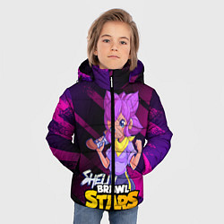 Куртка зимняя для мальчика Brawl Stars Shelly, цвет: 3D-черный — фото 2