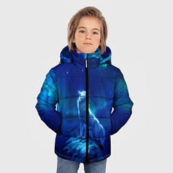 Куртка зимняя для мальчика Одинокий Волк, цвет: 3D-красный — фото 2