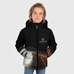 Куртка зимняя для мальчика Night route, цвет: 3D-светло-серый — фото 2