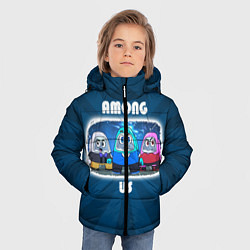 Куртка зимняя для мальчика HAPPY AMONG US, цвет: 3D-черный — фото 2