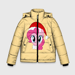 Куртка зимняя для мальчика New Year Pony, цвет: 3D-черный