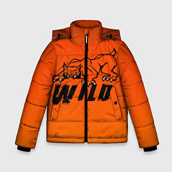 Куртка зимняя для мальчика WildДикий, цвет: 3D-черный