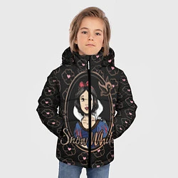Куртка зимняя для мальчика Белоснежка, цвет: 3D-черный — фото 2
