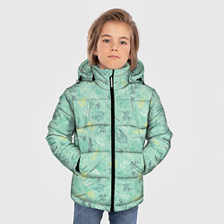Куртка зимняя для мальчика Гербарий, цвет: 3D-черный — фото 2