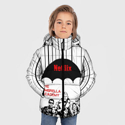 Куртка зимняя для мальчика The Umbrella Academy Season 3, цвет: 3D-черный — фото 2