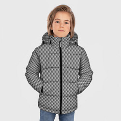 Куртка зимняя для мальчика Иллюзия 1, цвет: 3D-черный — фото 2