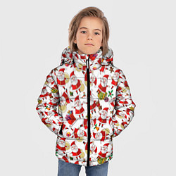 Куртка зимняя для мальчика Дед Мороз, цвет: 3D-красный — фото 2