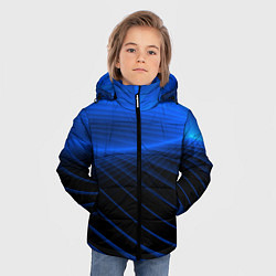 Куртка зимняя для мальчика Неоновые лучи, цвет: 3D-светло-серый — фото 2