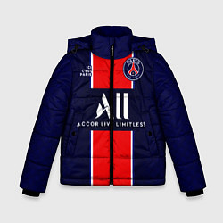 Зимняя куртка для мальчика PSG домашняя сезон 2021