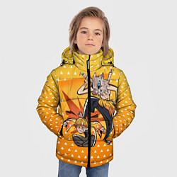 Куртка зимняя для мальчика ЗЕНИЦУ И ИНОСКЕ, цвет: 3D-черный — фото 2