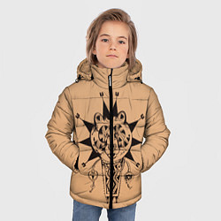 Куртка зимняя для мальчика Медведь татем, цвет: 3D-черный — фото 2