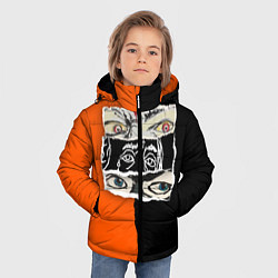 Куртка зимняя для мальчика V lone orangedark, цвет: 3D-черный — фото 2