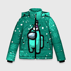 Куртка зимняя для мальчика AMONG US - СНЕЖНЫЙ, цвет: 3D-светло-серый