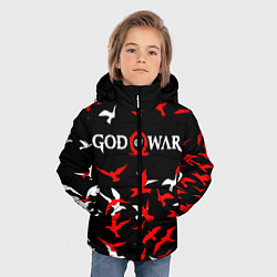 Куртка зимняя для мальчика GOD OF WAR, цвет: 3D-черный — фото 2
