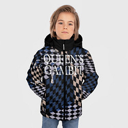 Куртка зимняя для мальчика Ход Королевы, цвет: 3D-черный — фото 2