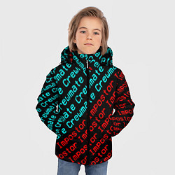 Куртка зимняя для мальчика AMONG US - CrewmateImpostor, цвет: 3D-красный — фото 2